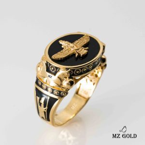 انگشتر مردانه فروهر کد TE280
