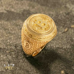 انگشتر مردانه بیت کوین 662