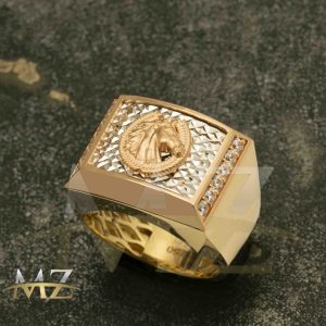 انگشتر طلا مردانه اسب 817