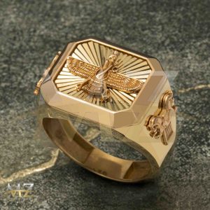 انگشتر طلا فروهر ستون AR835