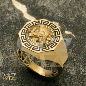 انگشتر مردانه طلا شیر TE975