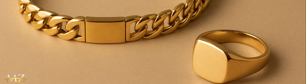 ست انگشتر طلا مردانه