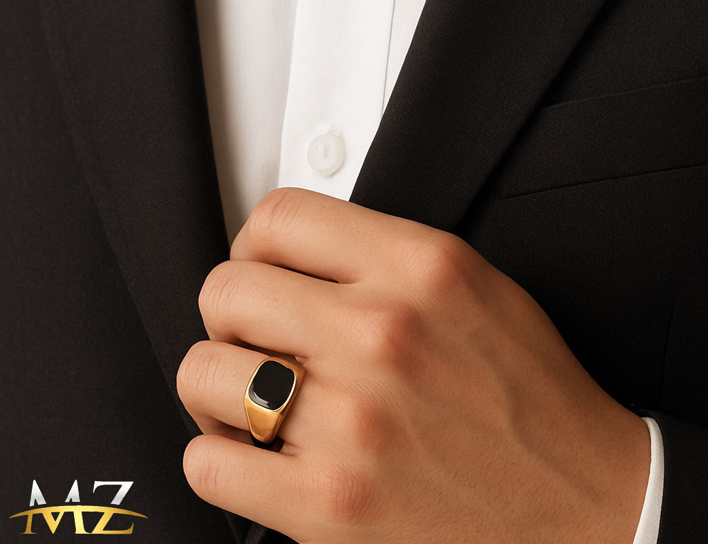ست انگشتر طلا مردانه